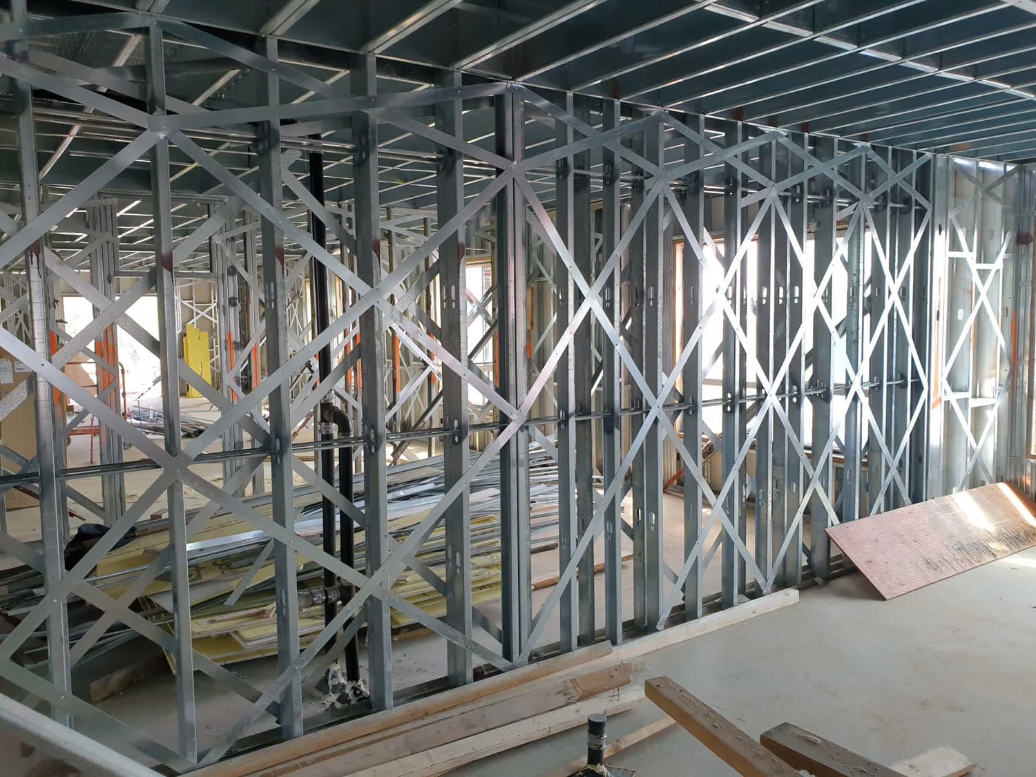 Structural framing and connections on a Greater Vancouver construction site